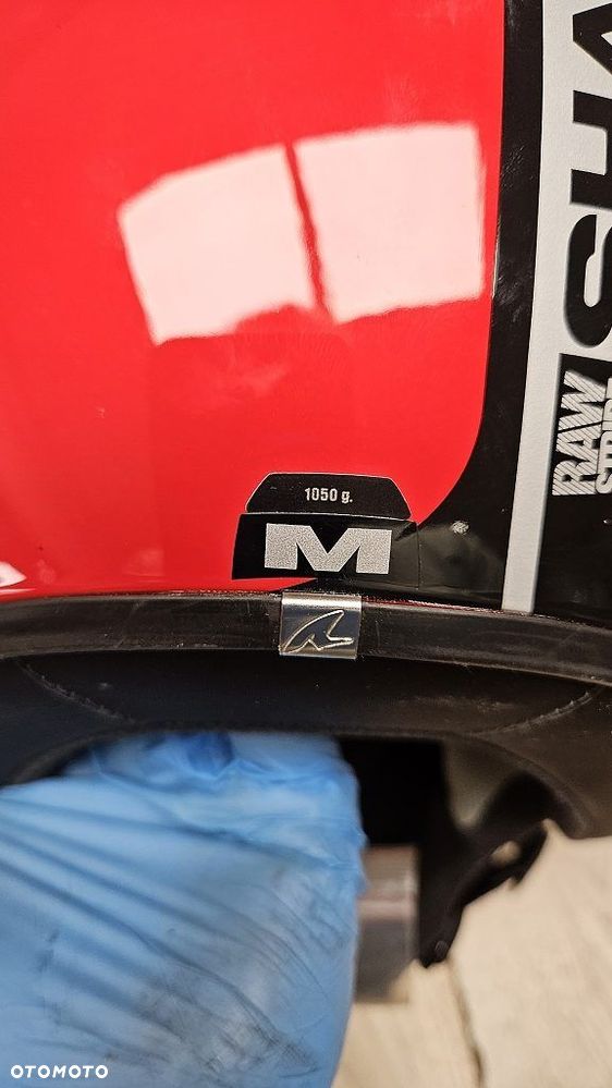 Kask motocyklowy SHARK RAW Stripe Rozmiar M (57-58) - 8