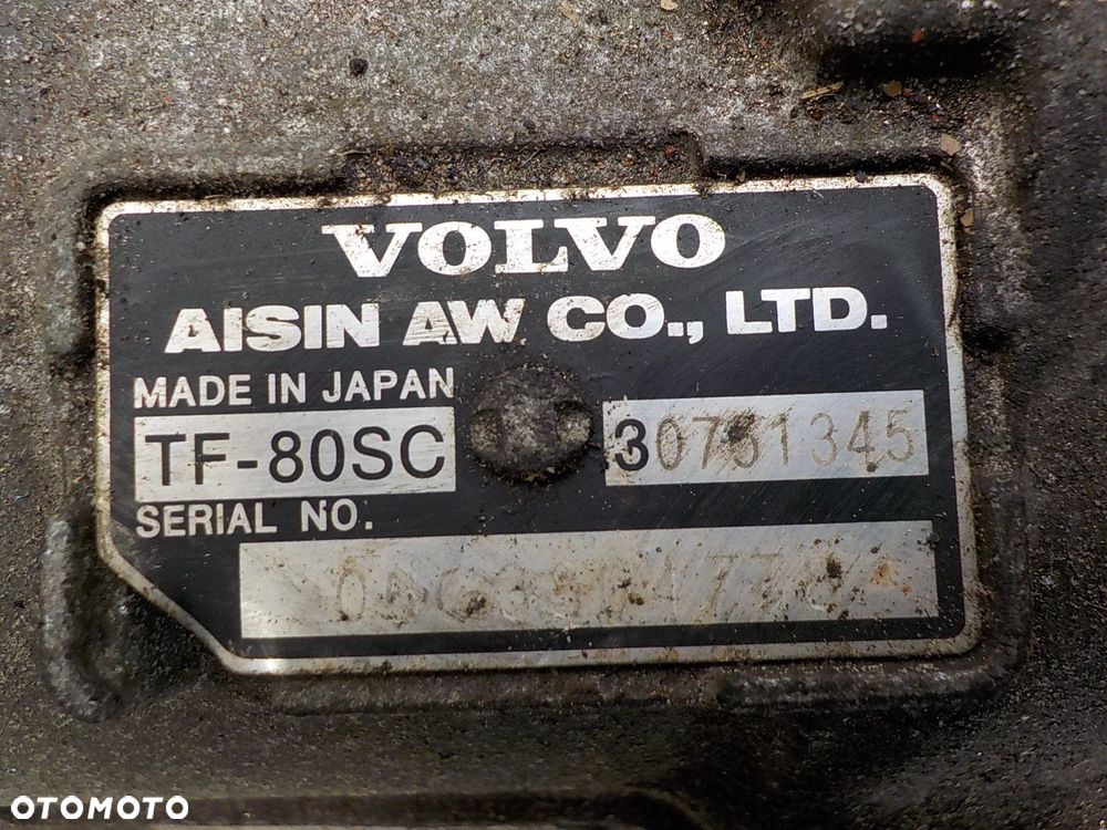 SKRZYNIA BIEGÓW VOLVO V70 II 2.4  TF-80SC 30751345 - 2