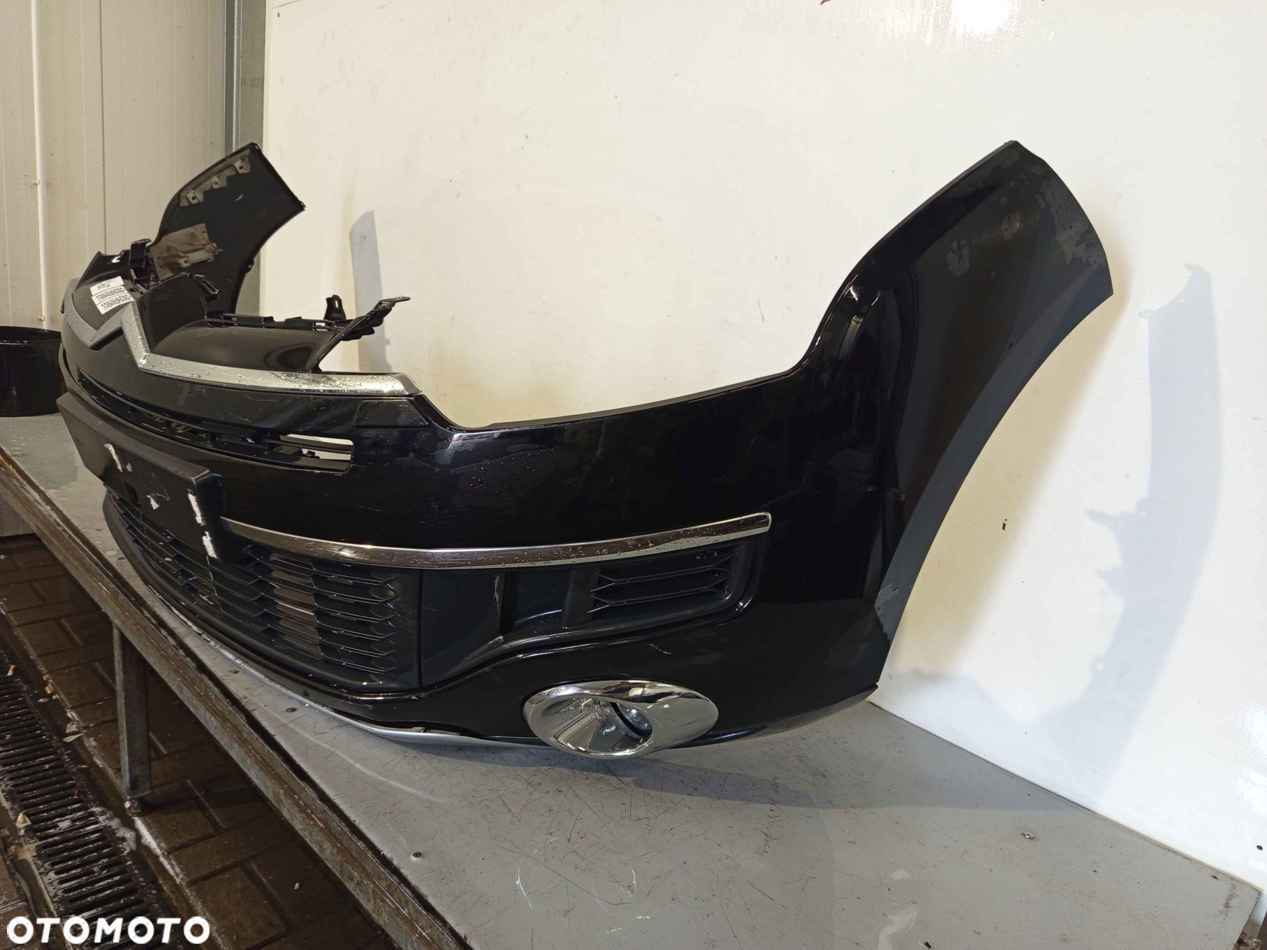 + ZDERZAK PRZÓD PRZEDNI CITROEN C CROSSER X42 CZARNY SPRYSKIWACZE LAMP XENON HALOGENY - 3