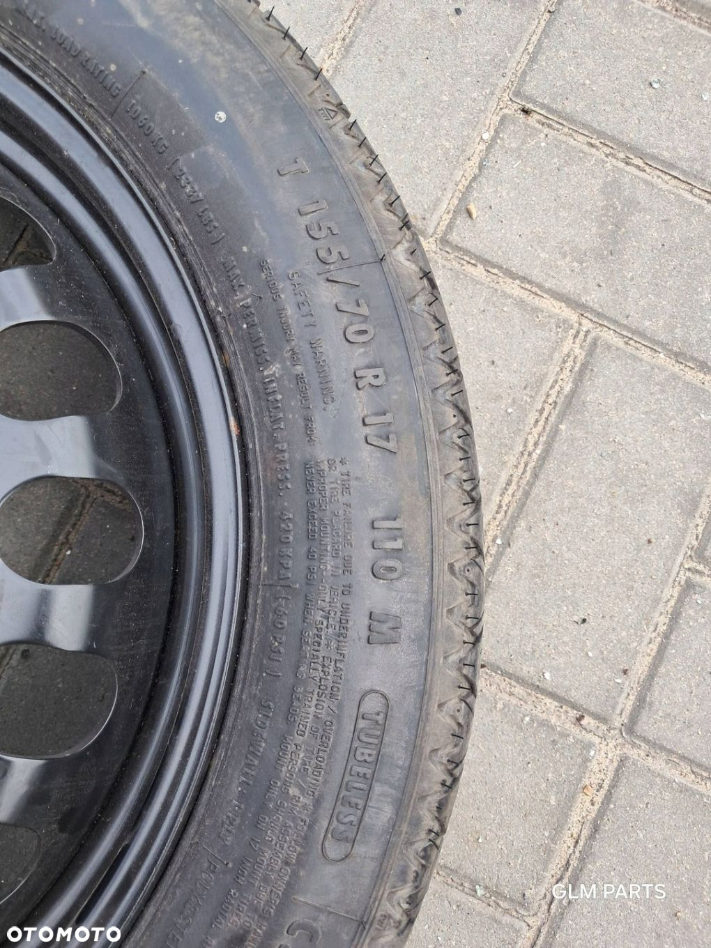Mercedes V klasa W447 Koło zapasowe 155/70R17 dojazdówka 2194000002 - 4
