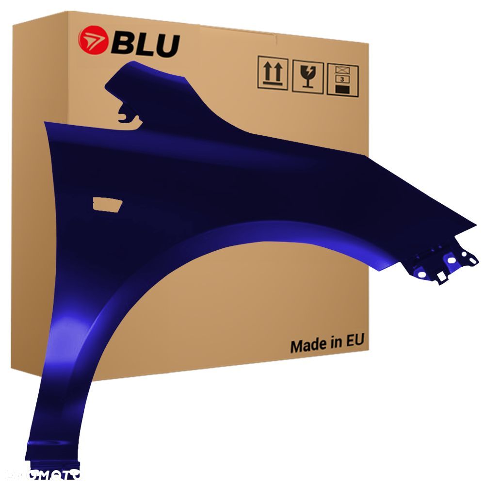 BLU Błotnik OPEL CORSA E Z20Z prawy niebieski 14-19 przód Royalblau - 1