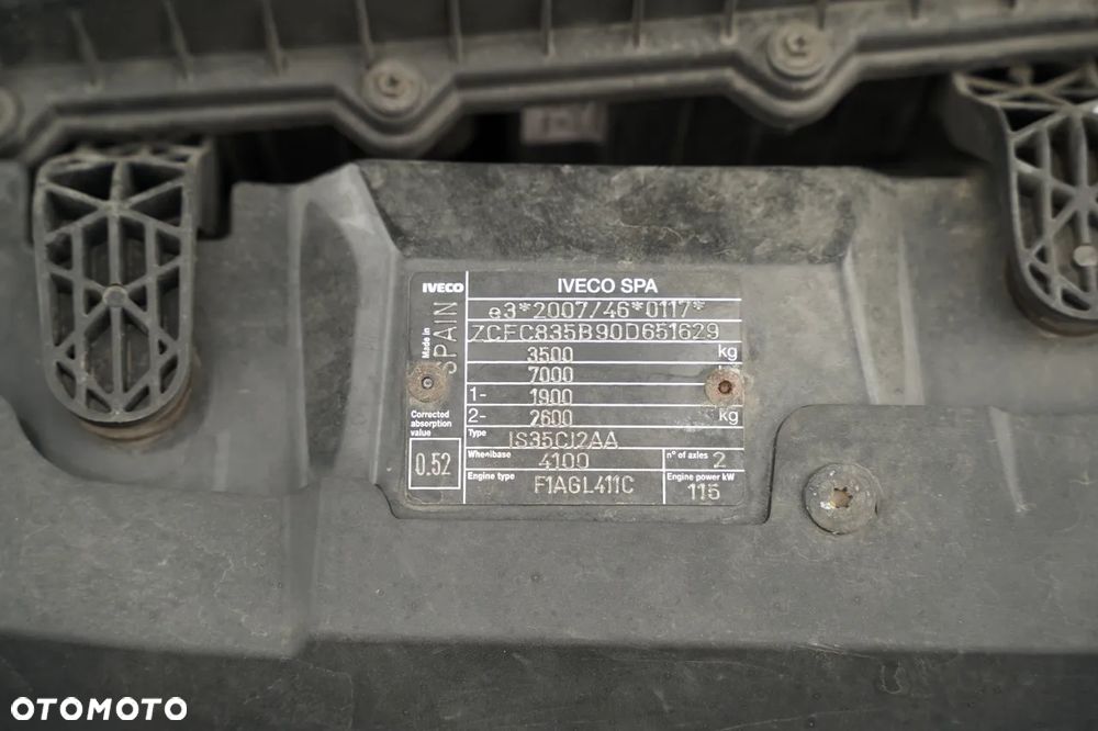 Iveco DAILY 35-160 / SKRZYNIOWY 4 M / MANUAL / BLIŹNIAK / 2020 / SPROWADZONY - 29