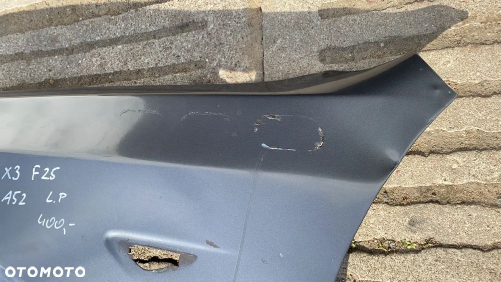 BŁOTNIK LEWY PRZÓD BMW X3 F25 KOLOR A52 - 6