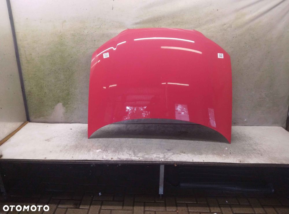 / MASKA POKRYWA SILNIKA AUDI A3 8P PIERWSZY LIFT FL LY3J CZERWONA SZEROKI GRILL - 1