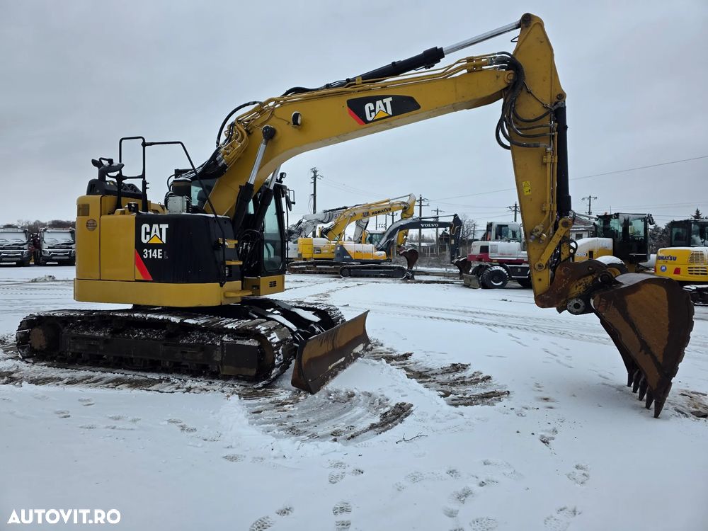 Caterpillar 314 E LCR excavator compact cu lama - 2