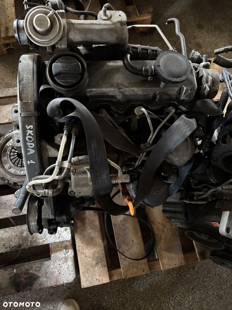silnik ALH kpl SKODA OCTAVIA 1.9 tdi DIESEL 90 KM ALH VW Golf Seat Leon Toledo - 1