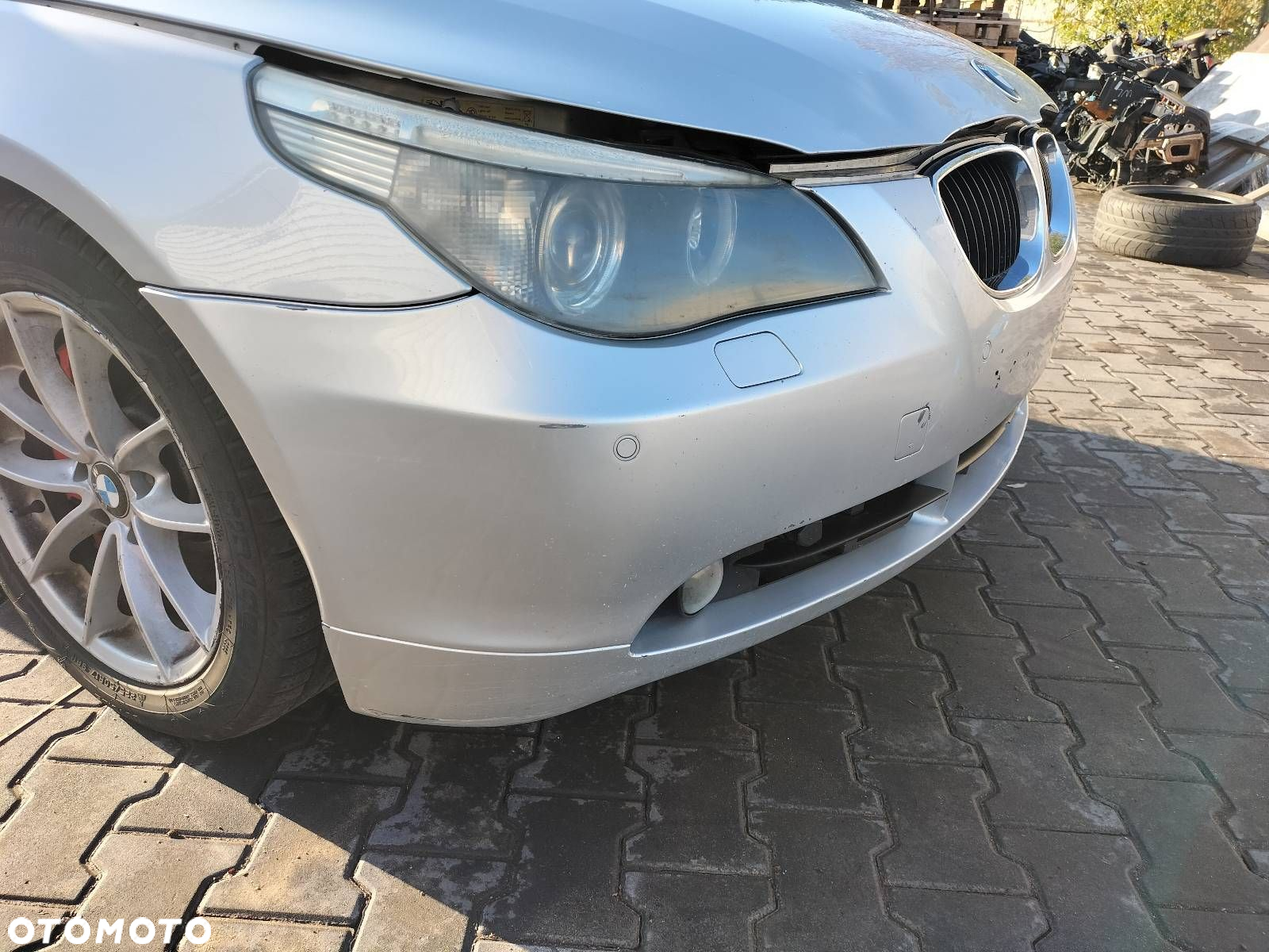 KOMPLETNY PRZÓD MASKA ZDERZAK BŁOTNIKI LAMPY BIXENON BMW E60 E61 354/7 - 3