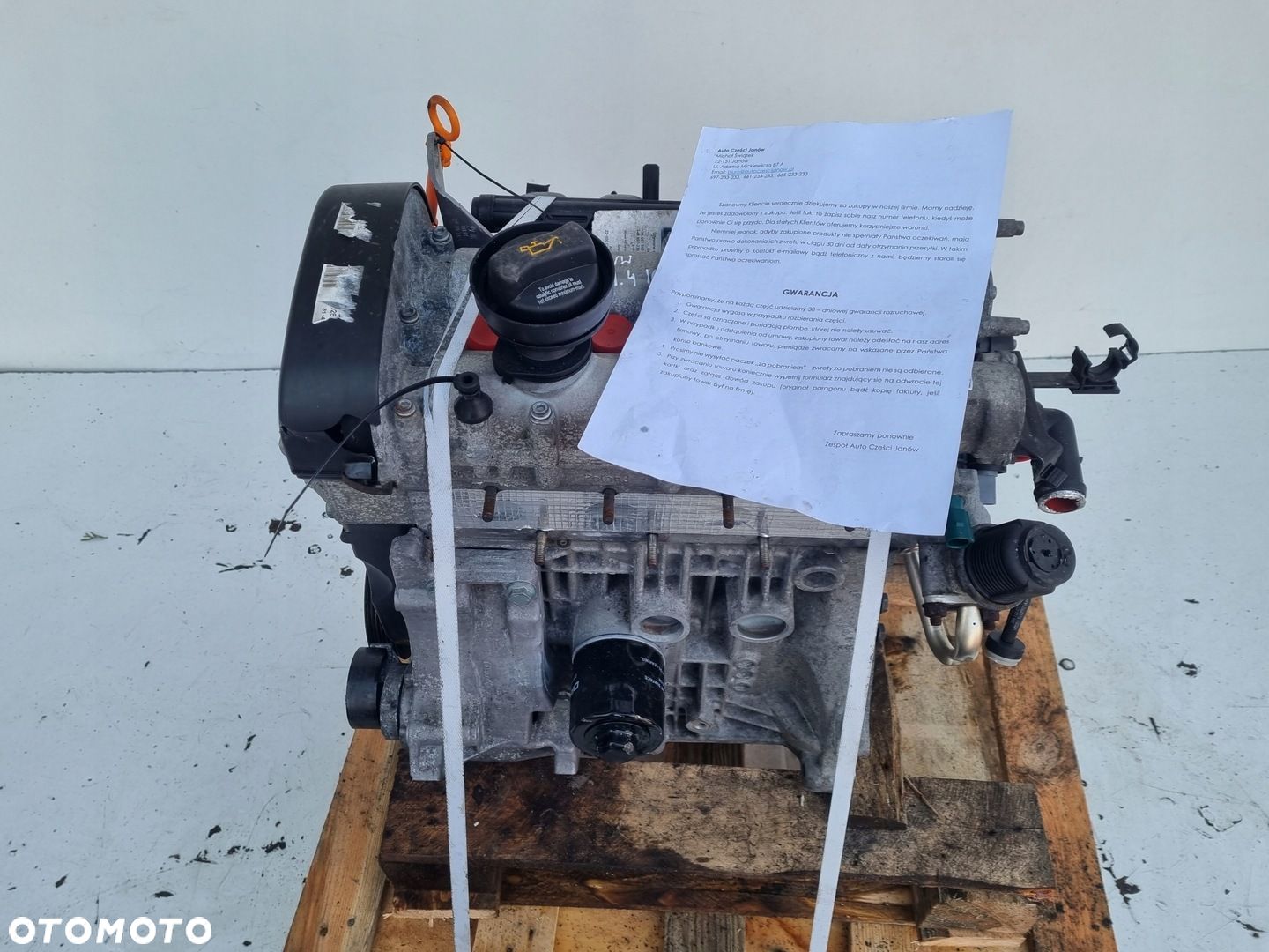 SILNIK VW Polo IV 1.4 16V udokumentowany przebieg 126tyś BBZ - 1