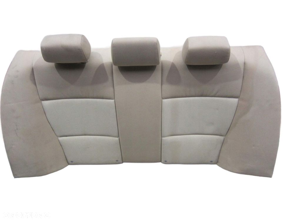 BMW 3 E90 2005-2010 OPARCIE KANAPY ZAGŁÓWKI BEŻ BEIGE MATERIAŁ - 1