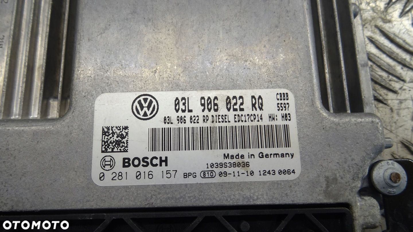 KOMPUTER SILNIKA VW TIGUAN 2.0 TDI 03L906022RQ - 3
