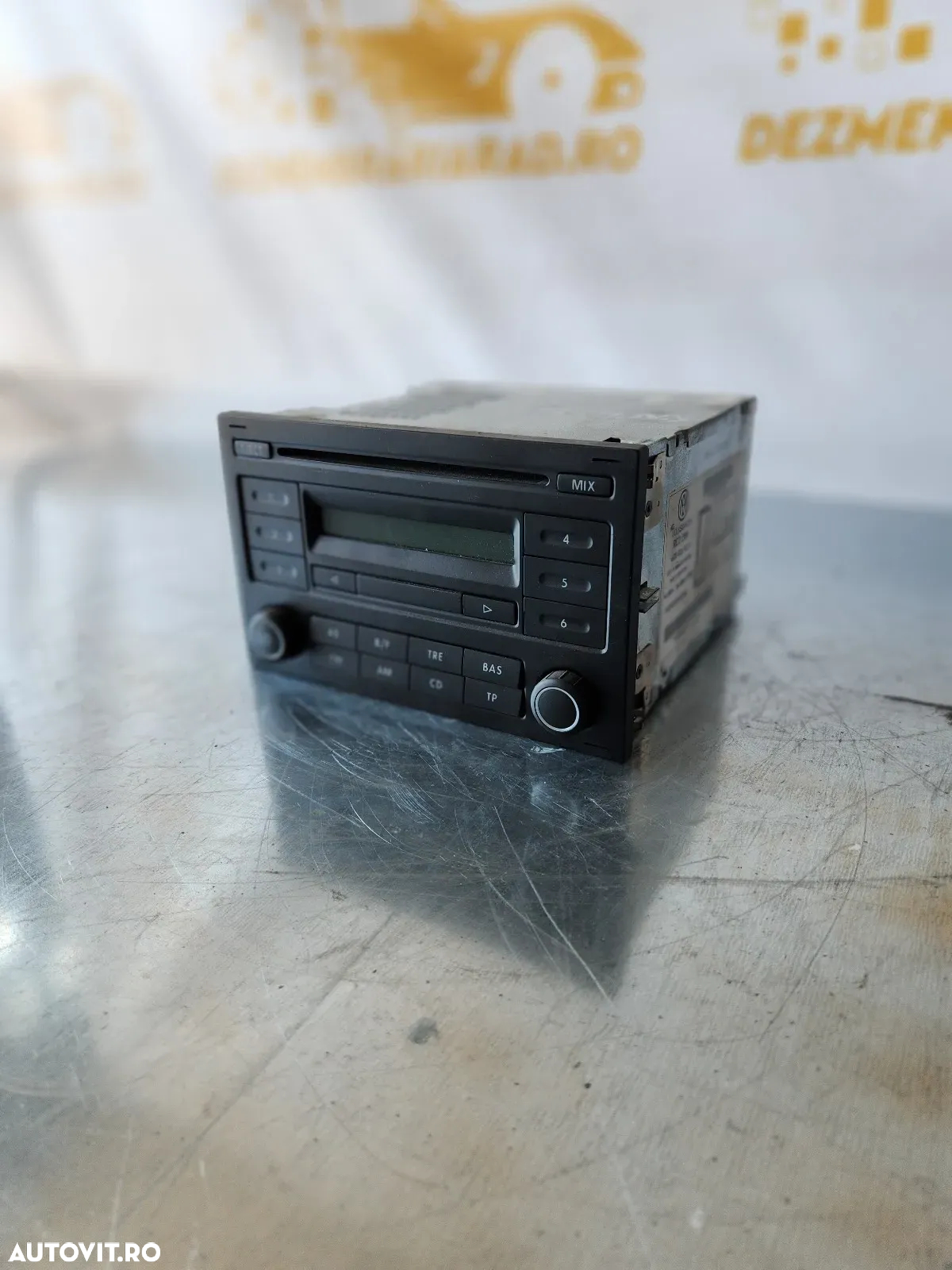 Radio Cd Player Cu Magazie Vw Polo 9N3 An 2006-2007-2008 Original - 2