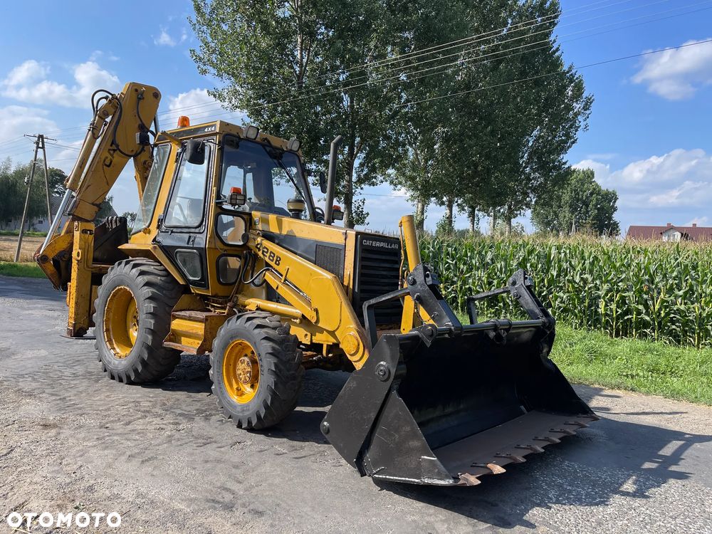 Caterpillar Koparko Ładowarka Cat 428B Caterpillar 428 Koparka Teleskop Krokodyl Widły - 2