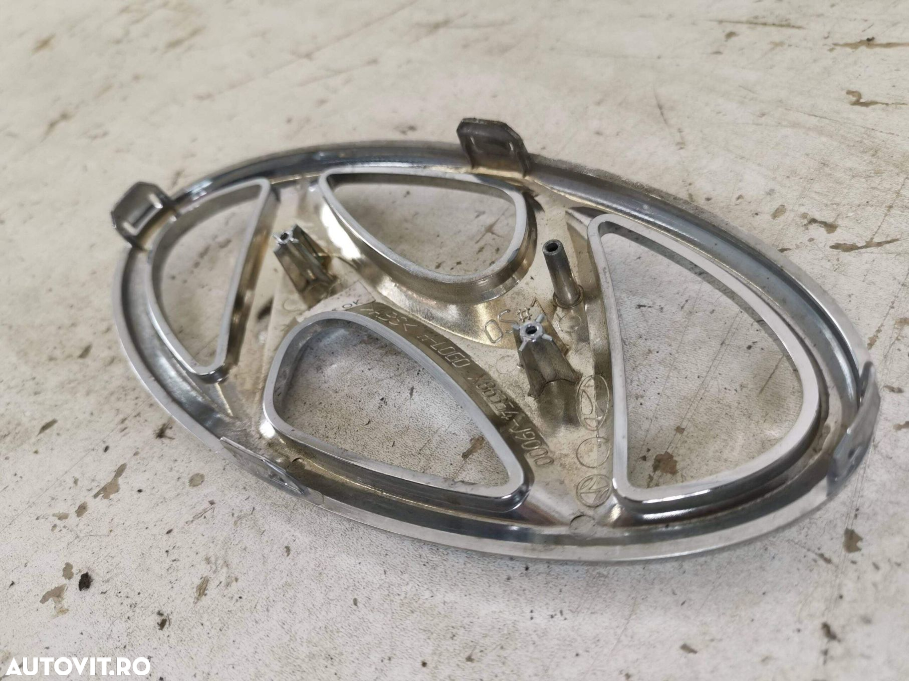 Emblema Grila Centrala Hyundai  Kona 1 2017 2018 2019 Originala In Sta - 6