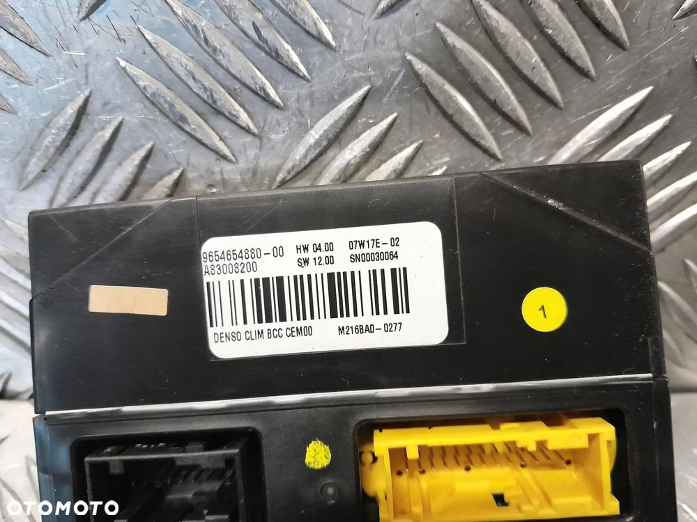 Moduł sterownik klimatyzacji CITROEN C4 Picasso I 06-13r. 9654654880 - 2