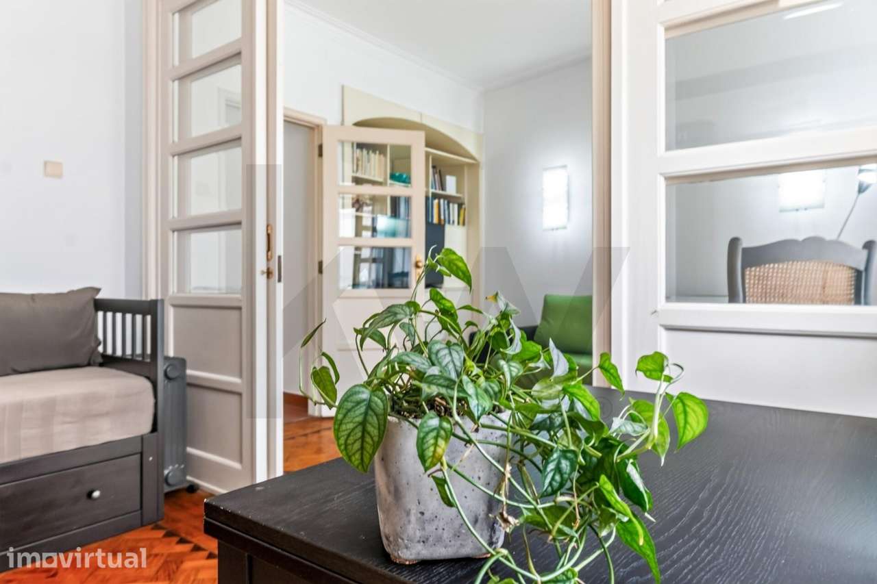 Charmoso Apartamento T1+1 com PÁTIO na Graça - Grande imagem: 5/20
