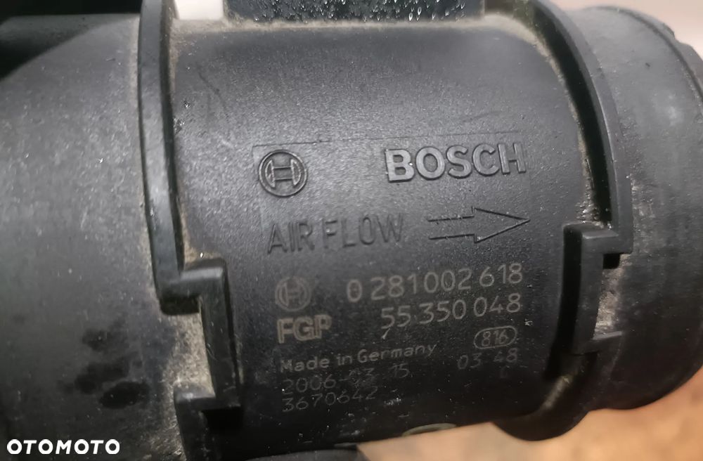 OPEL COMBO C 01-11 r. 1,3 CDTI PRZEPŁYWOMIERZ BOSCH 0281002618 * - 4