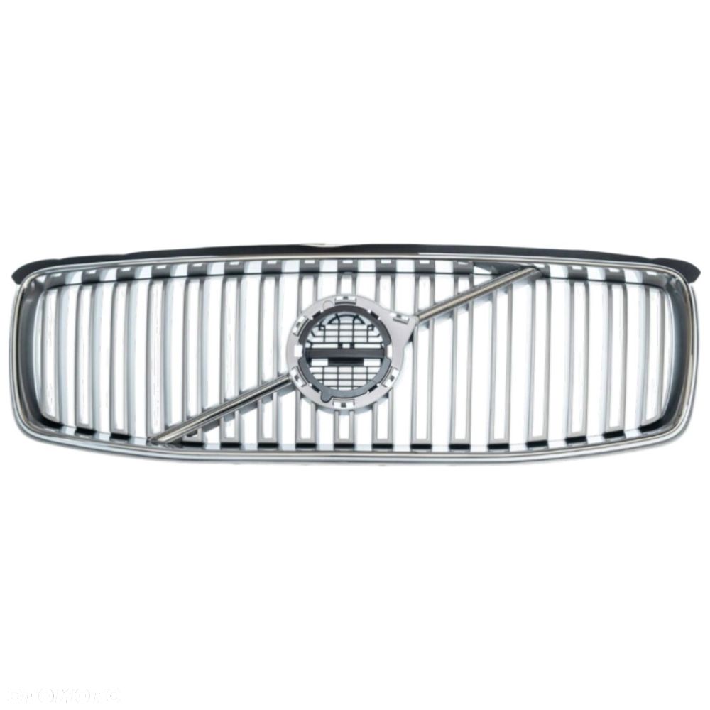 ATRAPA KRATKA ŚRODKOWA GRILL CZARNA PASUJE DO VOLVO XC90 2015-2019 - 5