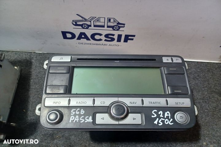 Radio cd 1K0035191D Volkswagen VW Passat B6 [2005 - 2010] wagon 5-usi - 1