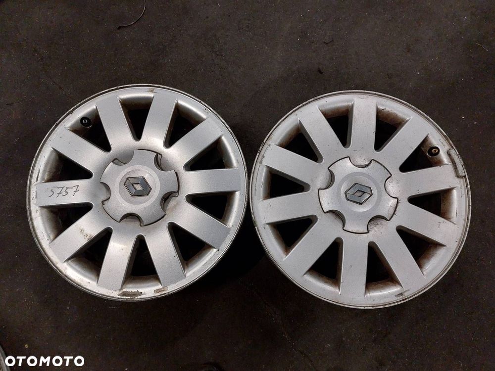 FELGI ALUMINIOWE 2SZT 5x108 6,5Jx16 RENAULT LAGUNA II 8200023734 - 1