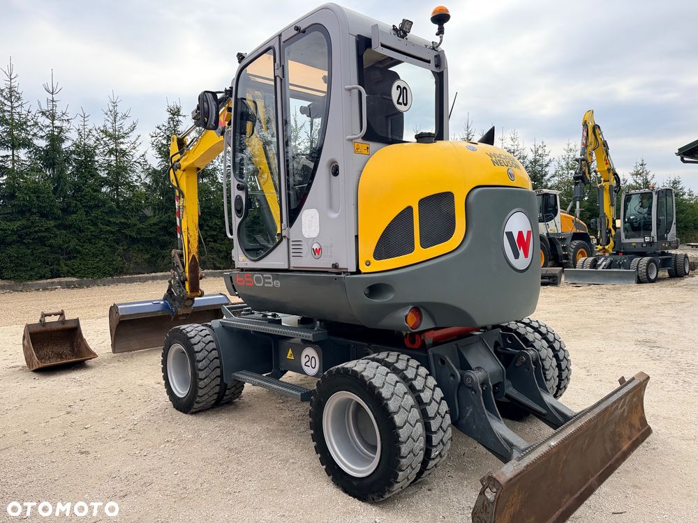 Wacker Neuson Koparka Kołowa 6 TON Wacker NEUSON 6503 -2 Pług Ramię Long 3 Łamane POWERTILT Lenhoff Klimatyzacja łyżki przedsiębierne MS03 6503 ew65 wiertnica łuparka widły grabie - 2