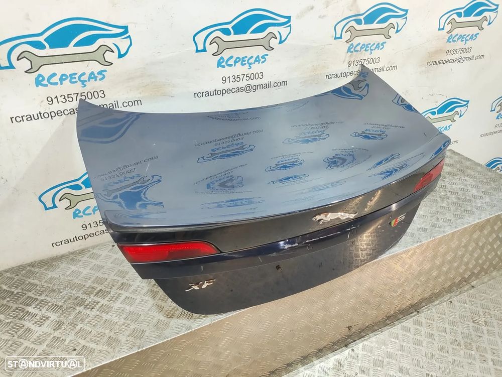 Porta Tampa Mala Jaguar XF 1 I X250 Farolins Fecho Puxador - 5