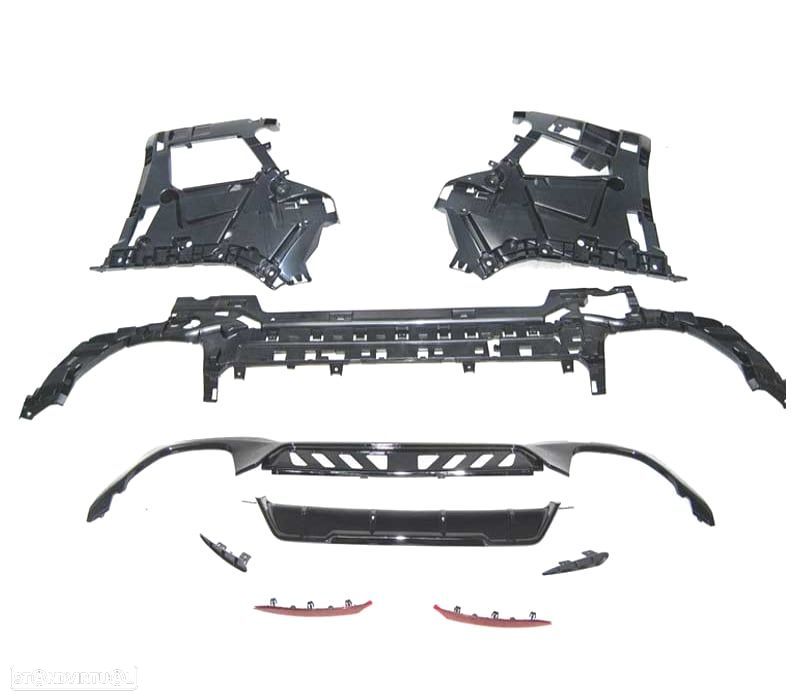 PARA-CHOQUES TRASEIRO BMW G20 19- LOOK M PERFORMANCE PDC - 3