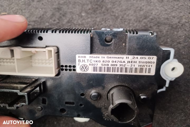 Comanda AC 1K0820047GA 5HB009352 1K0820047GA 5HB009352 Volkswagen VW - 5