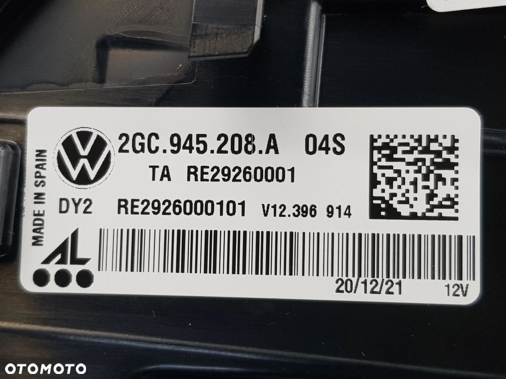 NOWA ORYGINALNA Lampa Prawy Tył Volkswagen T-Roc Cabrio 2GC945208A - 10