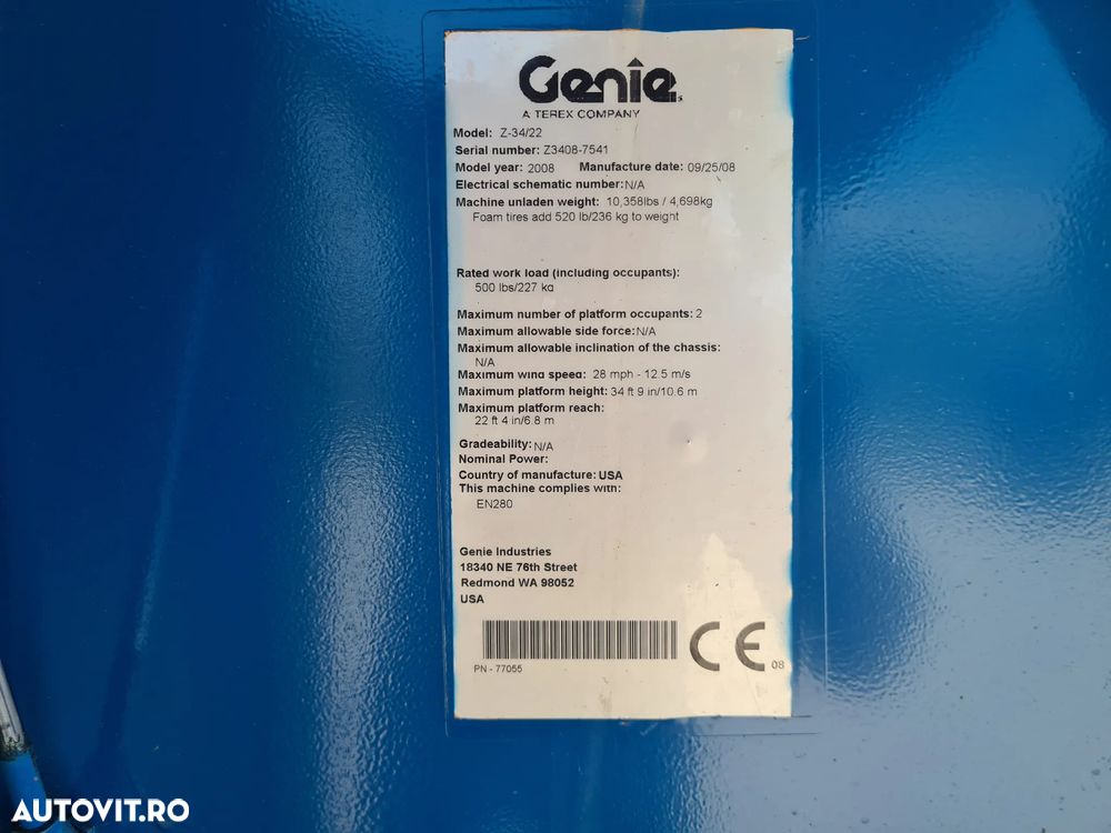 Genie Z34/22RT - 13