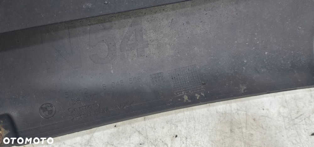 Bmw E82 E88 Dyfuzor Spoiler Osłona Zderzaka Tył M-Pakiet Oryginał 8045506 - 6