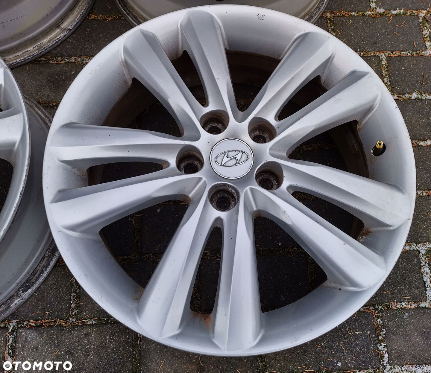 HYUNDAI IX35 FELGI ALUMINIOWE 6.5 J x 18 ET48 52910-2S300 PROSTE ORYG - 5