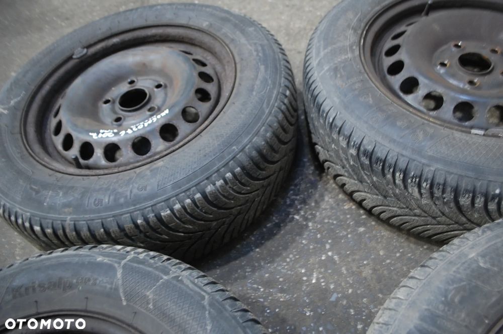FELGI STALOWE + OPONY ZIMOWE 1K0601027C 5X112 ET47 6J VW GOLF V TOURAN 195/65R15 - 21