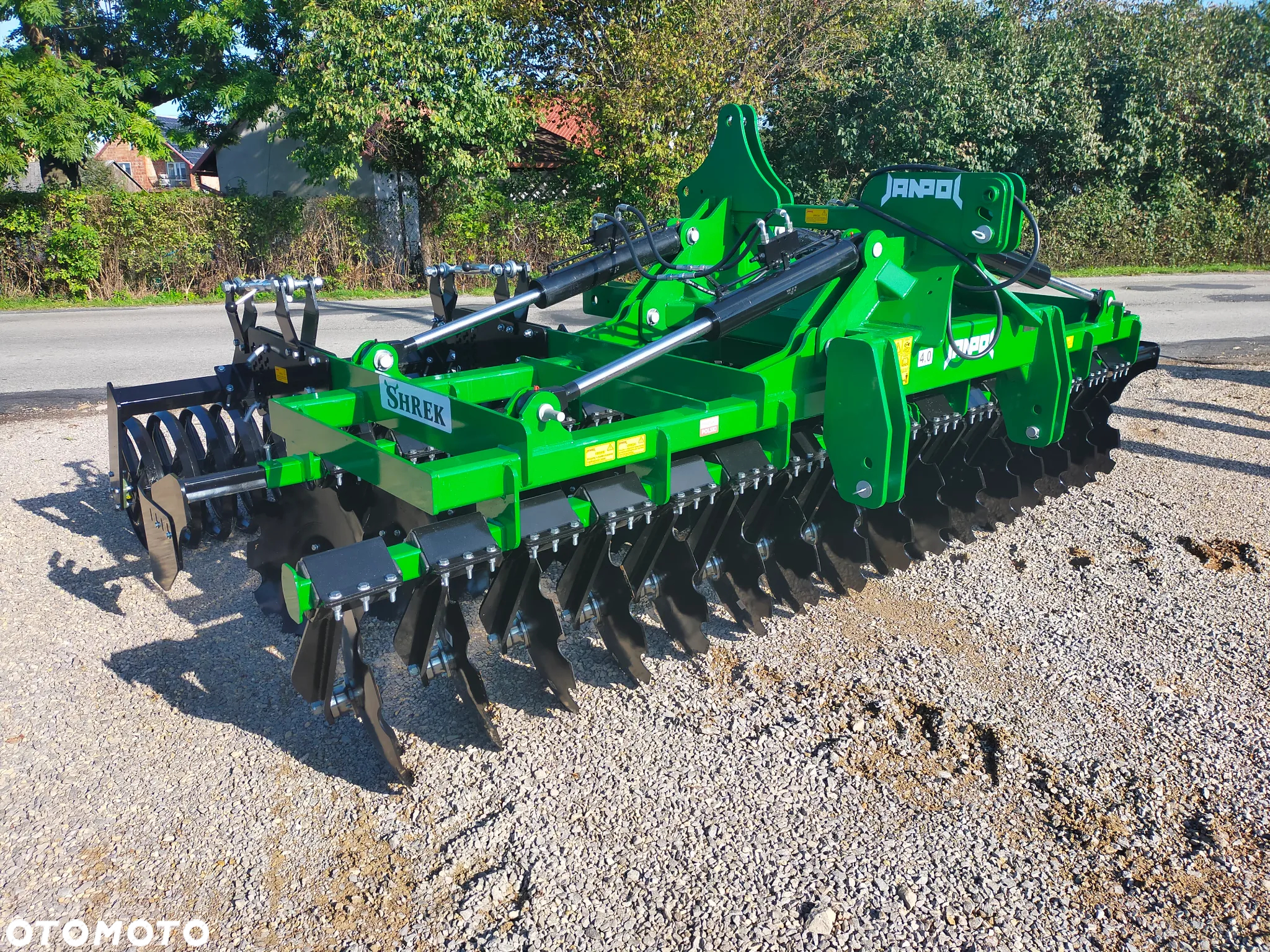 brona talerzowa hydrauliczna JANPOL SHREK 5m 560 talerz daszek 600 HIT - 14