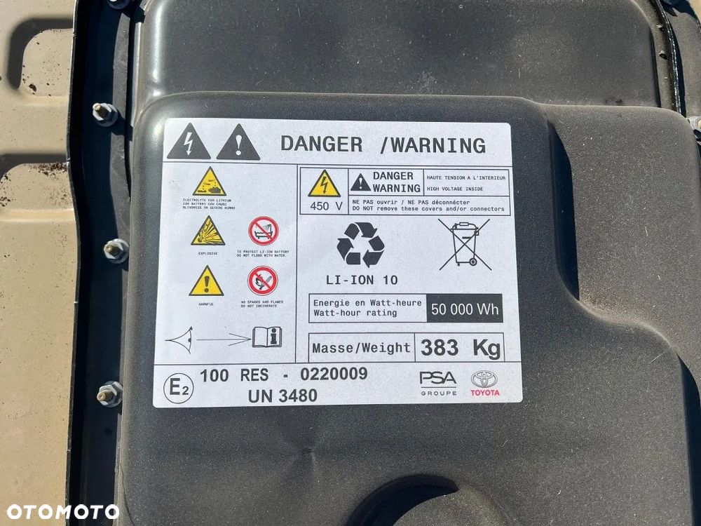 Bateria Akumulator 50000Wh Scudo III E-Jumpy E-Traveller Expert III Vivaro-e C Proace II 2024r 9855033980 - 8