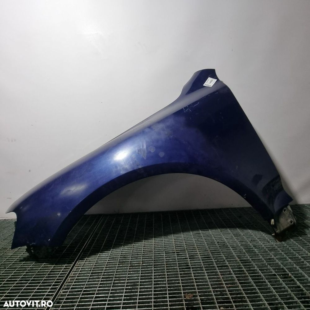 Aripa Stanga Fata Volkswagen Touareg 7L 2003 - 2006 4 Usi Dark Blue (1460) - 1