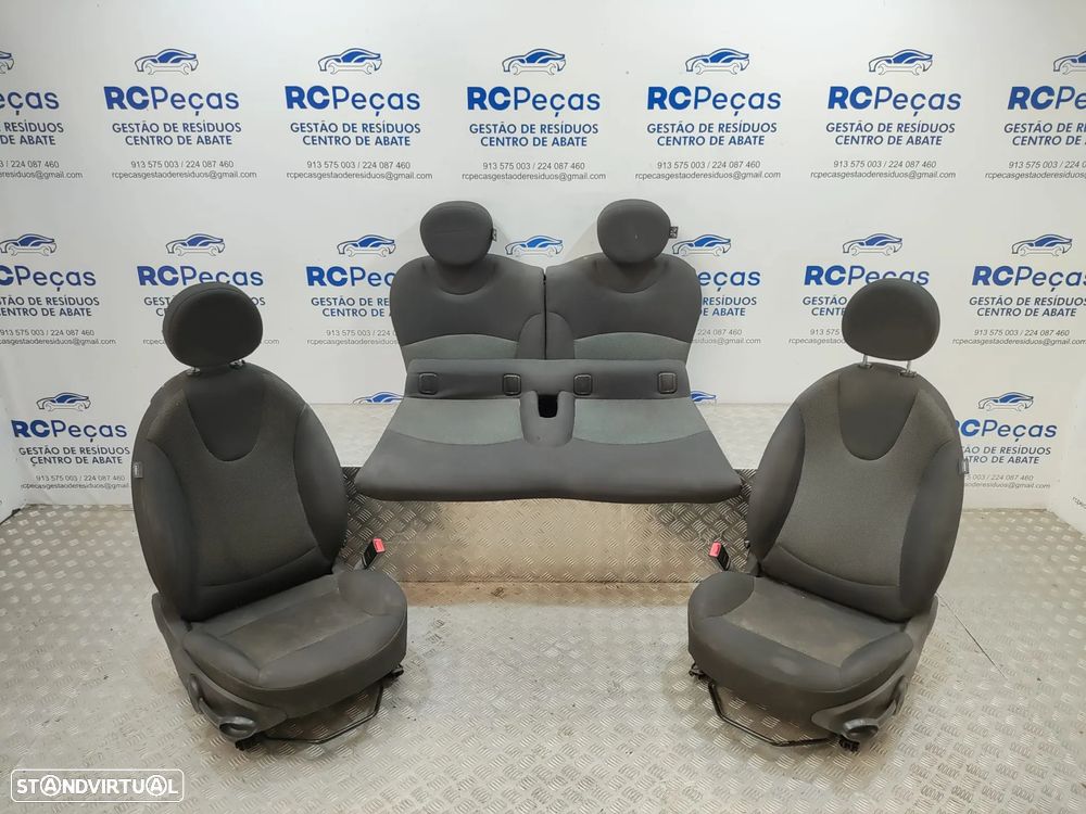 Conjunto Bancos Tecido Mini Cooper R56 R55 Clubman R57 Cabrio LCI - 9