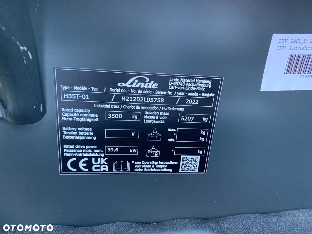 Linde H35T-01 - 8