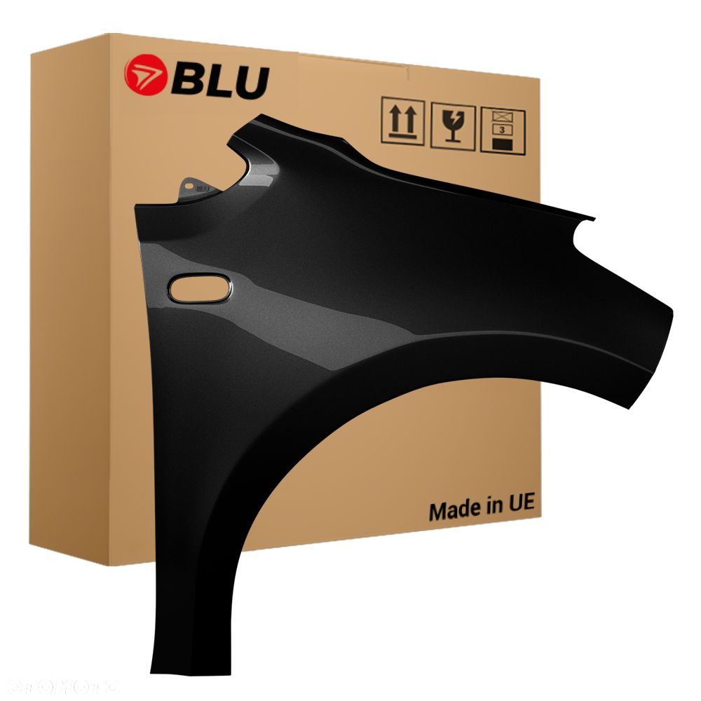 BLU Błotnik SEAT MII LC9X prawy przód czarny 2012-2019 TiefSchwarz - 1
