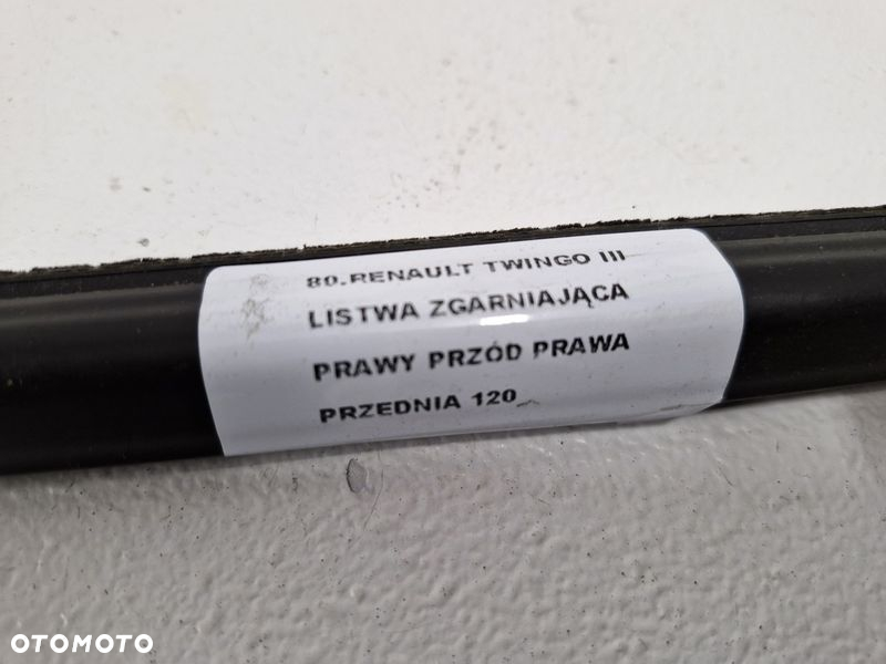 RENAULT TWINGO 3 III LISTWA ZGARNIAJĄCA DRZWI PRAWY PRZÓD PRAWA PRZEDNIA - 4