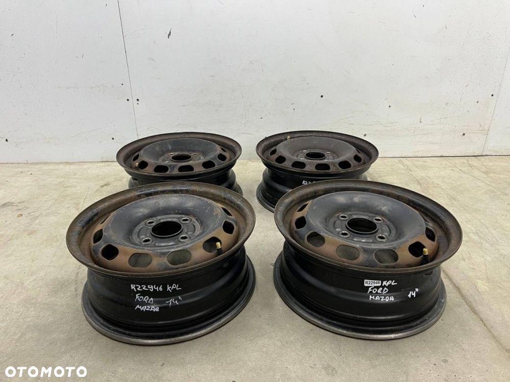 Felgi Mazda 2 I DY Ford KA Fiesta MK6 Focus MK1 Fusion 5,5jx14 H2 ET47,5 4x108 stalowe 14 cali - 2