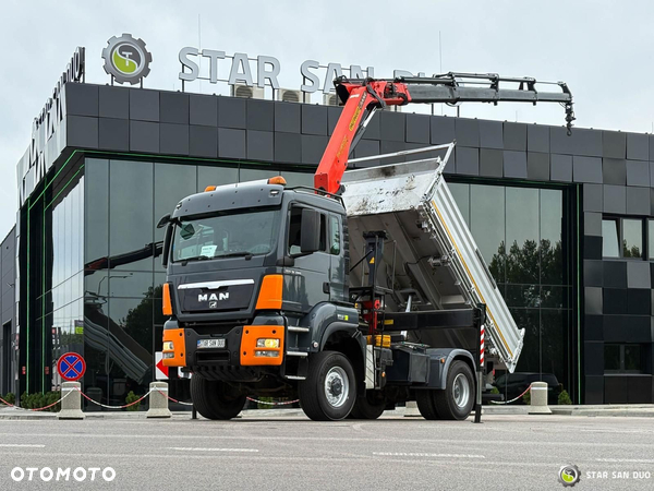 MAN TGS 18.480 4x4 PALFINGER PK 16502 HDS Żuraw Wywrotka Crane