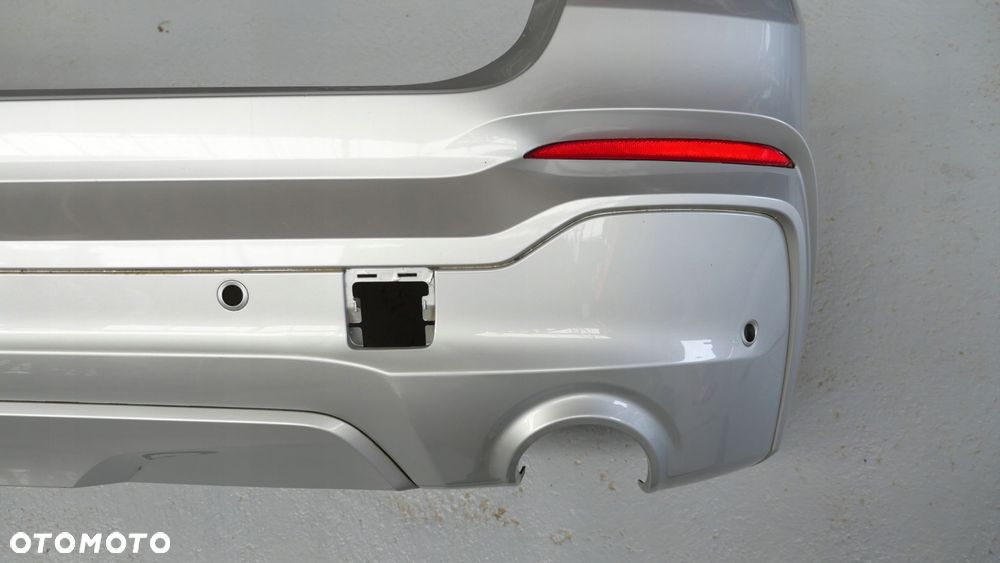 zderzak tył tylny bmw x4 f26 m-pakiet glacier silber metallic a83 x4m40i - 6