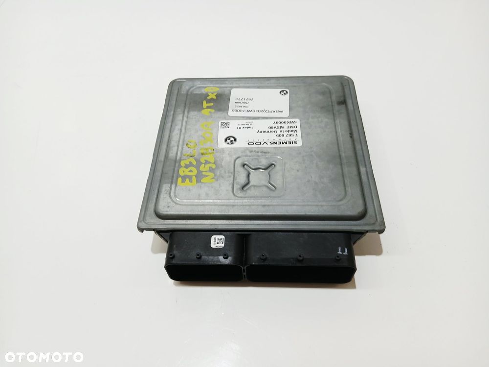 KOMPUTER STEROWNIK SILNIKA BMW X3 E83 LIFT N52 7567609 - 1