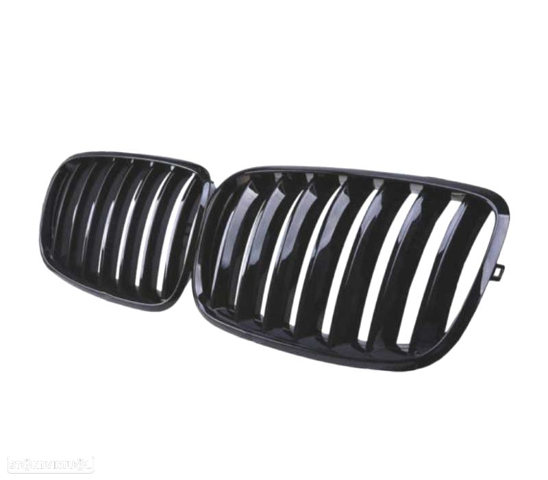 GRELHAS DESPORTIVAS BMW X5 E70 X6 E71 07-14 LOOK M PERFROMANCE PRETO BRILHANTE - 4