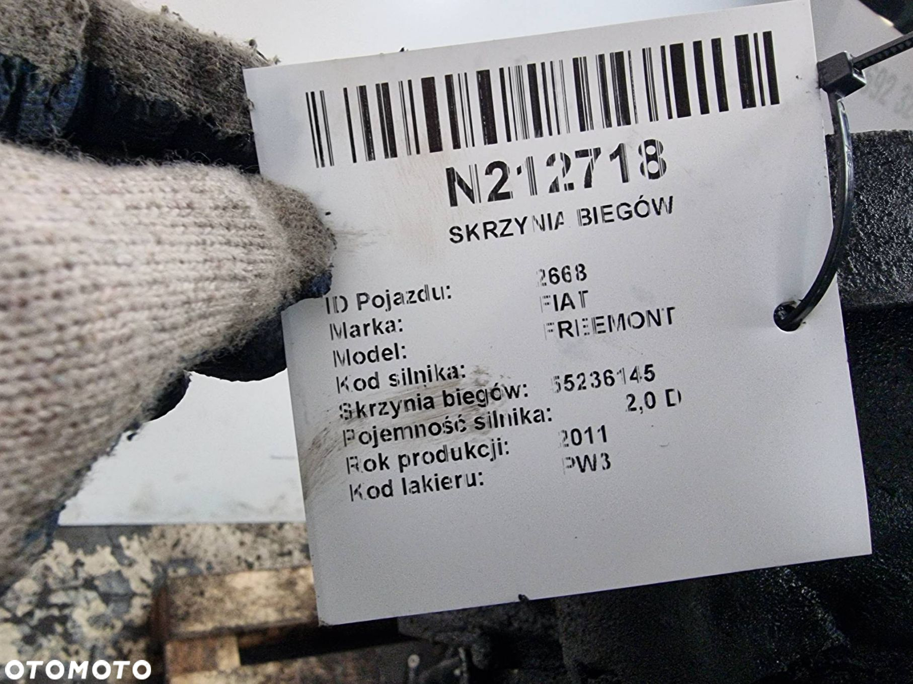 SKRZYNIA BIEGÓW FIAT FREEMONT 55236145 - 6