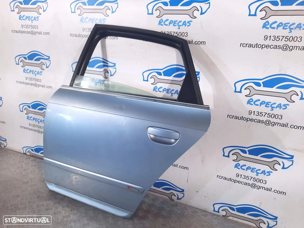 PORTA TRASEIRA TRÁS ESQUERDA AUDI A4 B7 SEDAN S LINE 8E0833051J FECHO ELEVADOR MOTOR PUXADOR VIDRO - 2