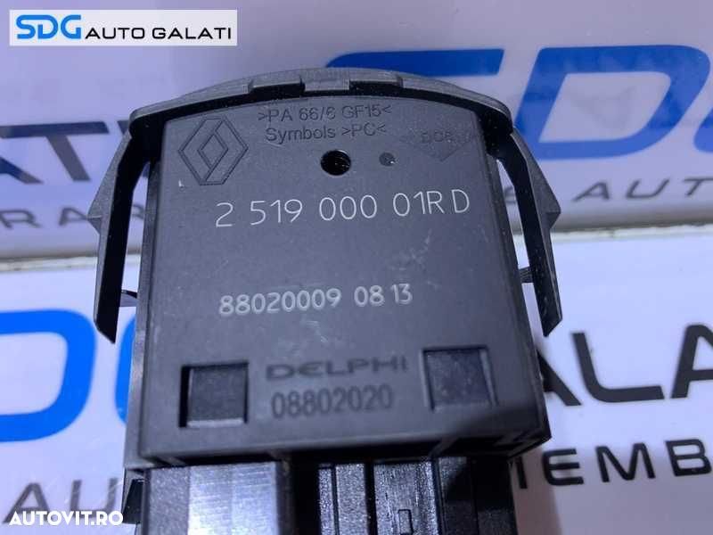 Buton Reglaj Reglare Faruri si Intensitate Lumini Ceasuri Bord Renault Laguna 3 2007 - 2015 Cod 251900001R - 3