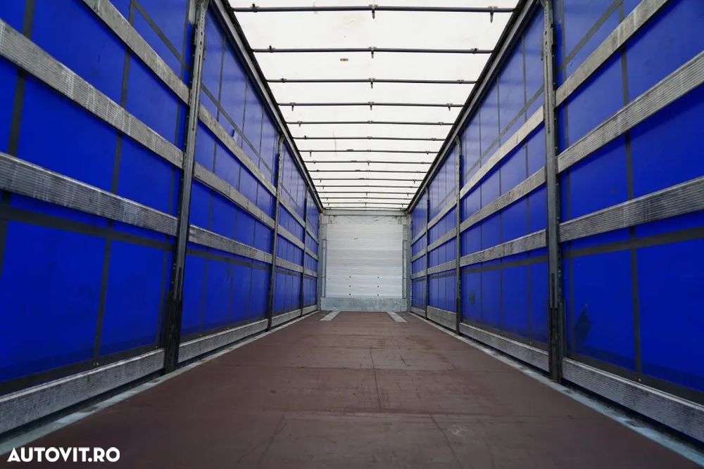 Schmitz Cargobull CARGOBULL / CORTINĂ / STANDARD / AXĂ RIDICATĂ / ACOPERIȘ RIDICAT / COȘ PENTRU PALEȚI / - 16