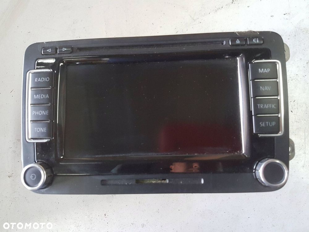 VW TOURAN II 2 10-15r GOLF VI PASSAT TIGUAN NAWIGACJA GPS RADIO 1T0035680B - 1