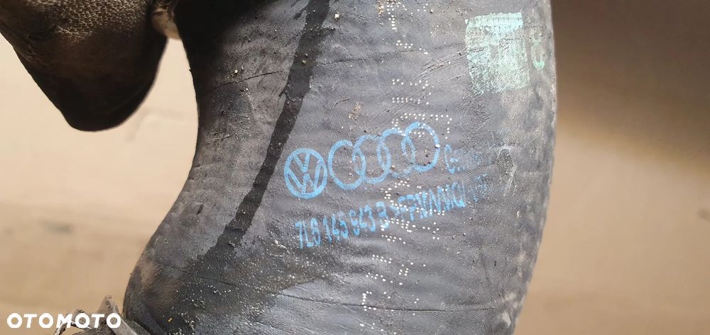 Przewód wąż rura intercoolera VW Touareg 3.0 TDI 7L6145943B 7L6145795H - 5